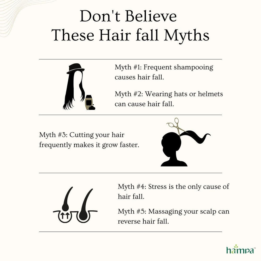 Don't Believe These Hair fall Myths