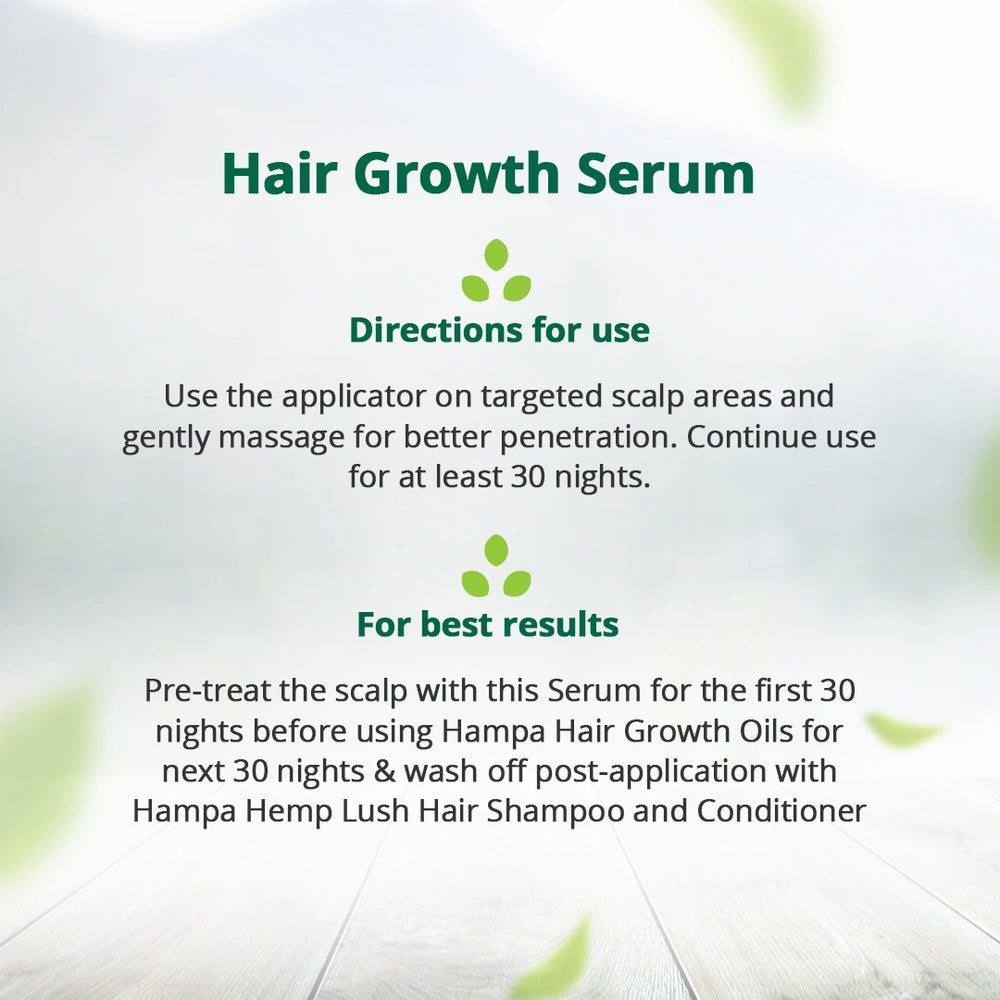 
                  
                    Hampa Hemp Hair Regrowth Serum 100ml+ Hampa Hemp Hair Regrowth Oil 100 ml
                  
                